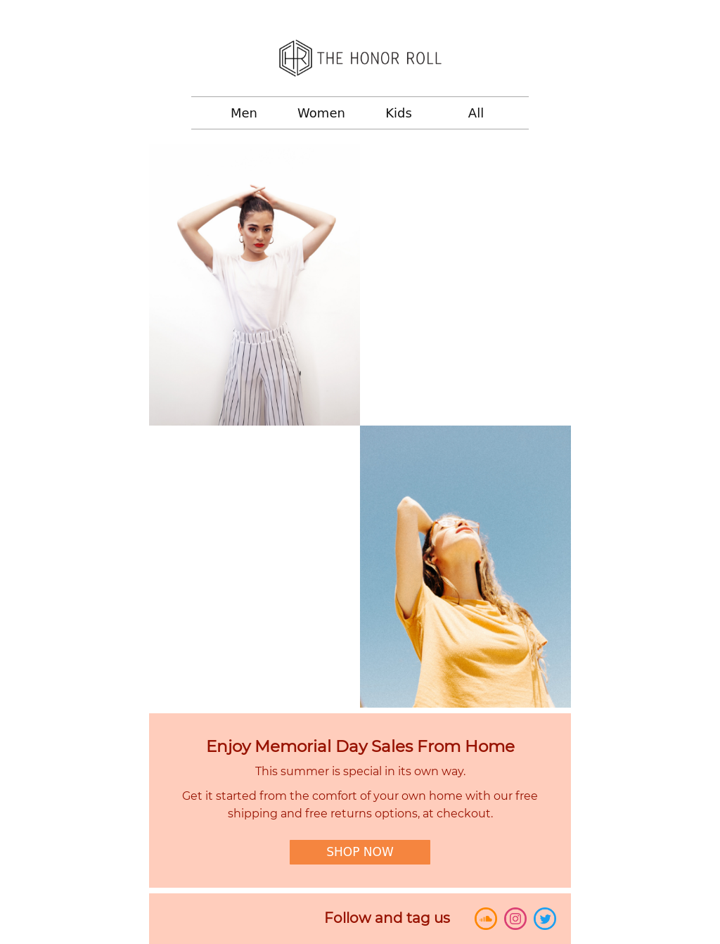 Memorial Day Sale Campaign Email Template