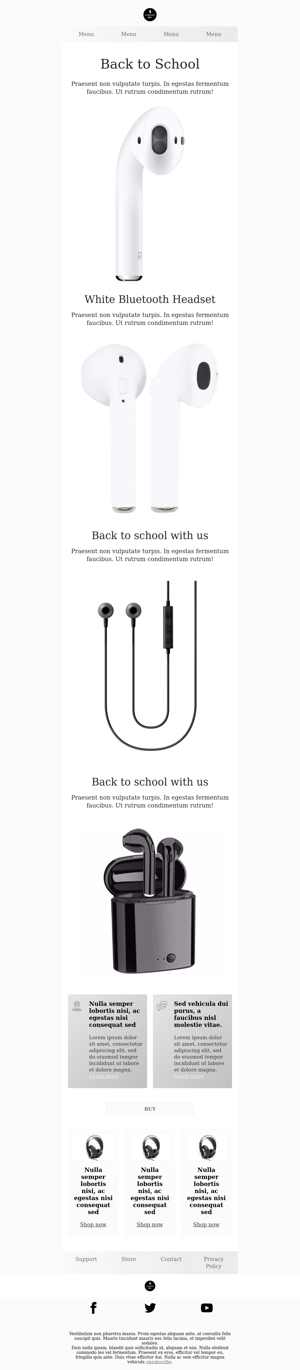 Simple Product Promo Back to School